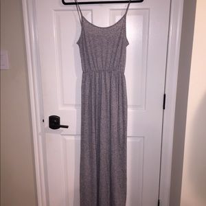 Long Grey Maxi Dress